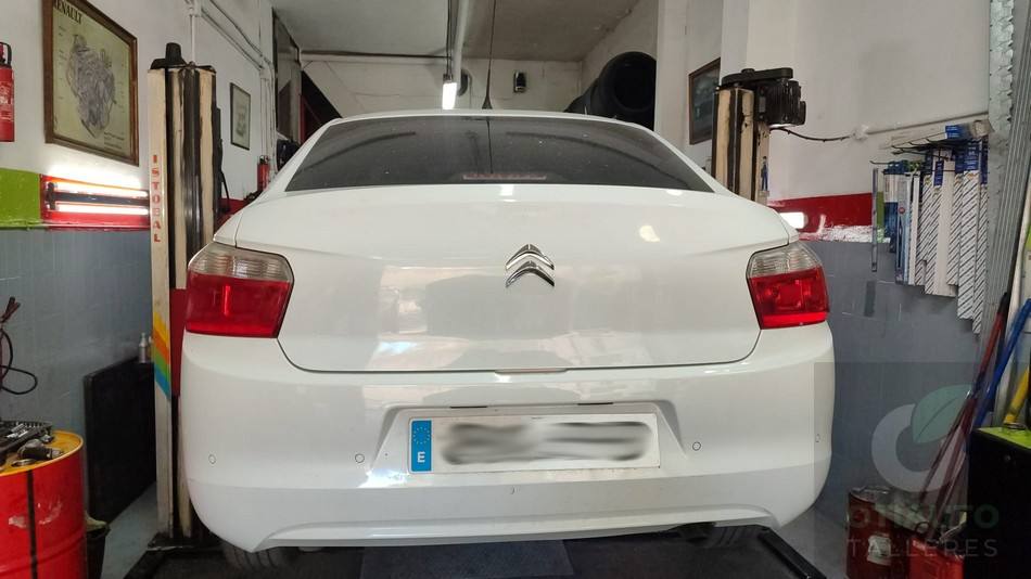 Trasera Citroen C Elysee GLP 2016