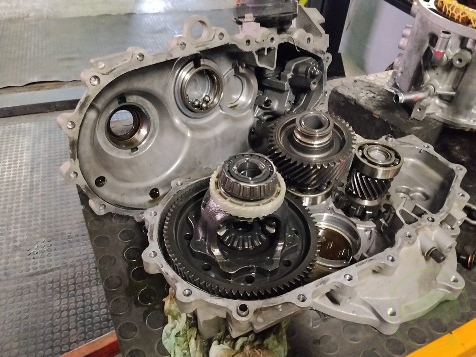 Detalle Piñones Caja Transmisión Hyundai Ioniq Electric